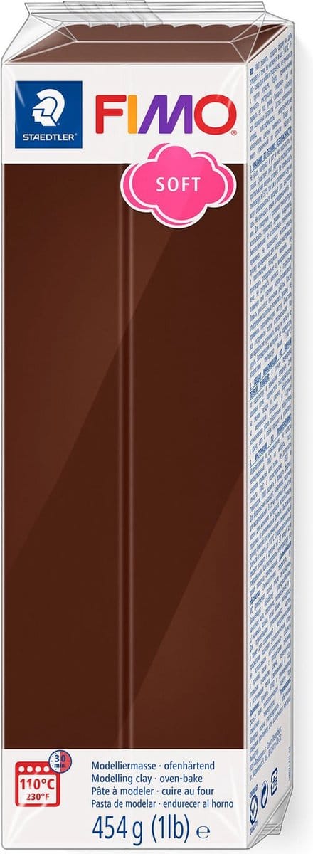 Staedtler Mod. clay FIMO soft 454g chocolate