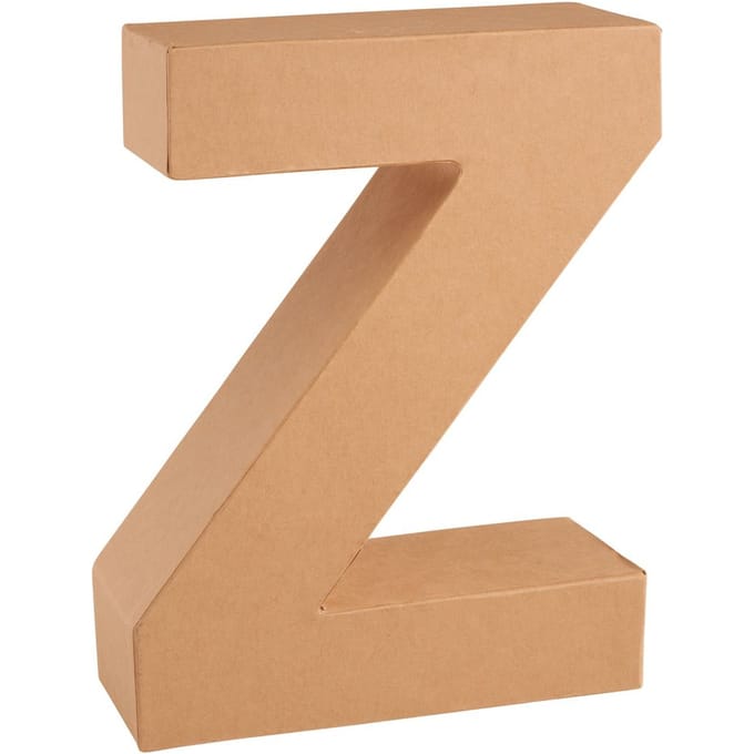 Kartonnen brief - Letter "Z"