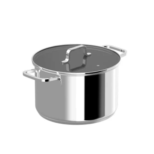 DiNA Kookpot met deksel Helix - Ø 24x14cm - Metaal - PFAS-vrij
