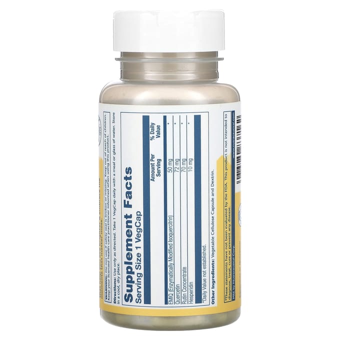 Geactiveerde Quercetine, Emiq, 50 mg, 30 vegetarische capsules