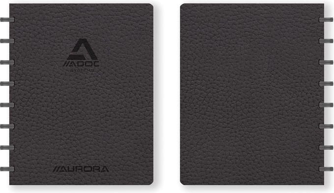 Adoc Business schrift | ft A5 | 144 bladzijden | geruit 5 mm | zwart