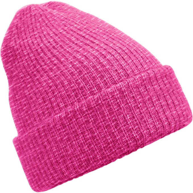 Beechfield Unisex Colour Pop muts voor volwassenen (Helder Roze)
