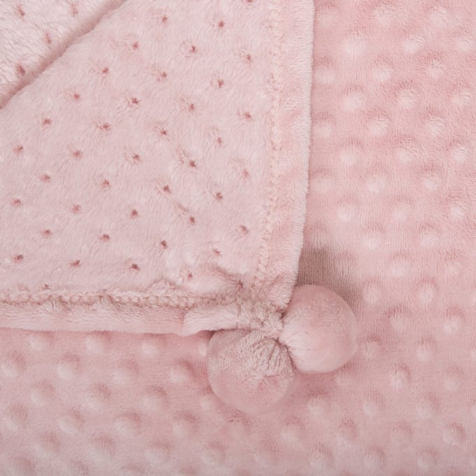 SAMUR - Plaid - Roze - 150 x 200 cm - Polyester