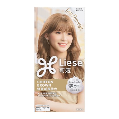 [Promotie] Kao - Liese Creamy Bubble Color  - 1 Box - Chiffon Brown