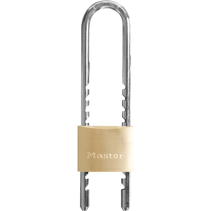 MasterLock Hangslot - Verstelbare beugel - Massief Messing - 50mm - 1950EURD