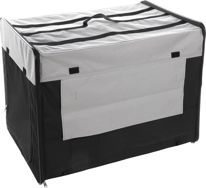 Flamingo bench Smart top plus nylon - zwart/grijs - 79 x 56 x 61 cm