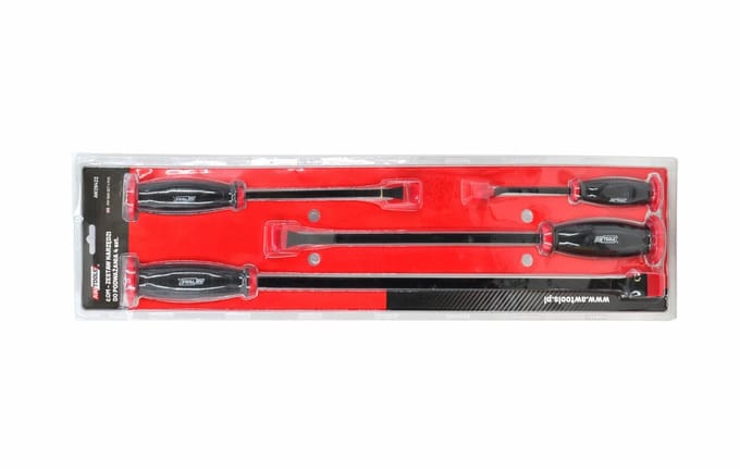 AWTools AW31860 Serie - Breekijzer Set - 4 Maten - Ergonomische Handgrepen