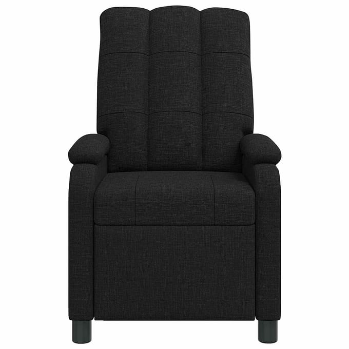 vidaXL - Recliner - Zwart - Stof
