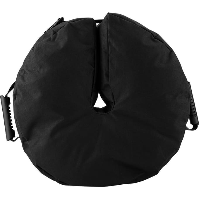 Sac de lestage rond pour base de parasol, rempli de sable, pour parasol de patio black