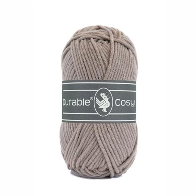 Durable Cosy - 343 Warm Taupe - Katoen/Acryl Garen