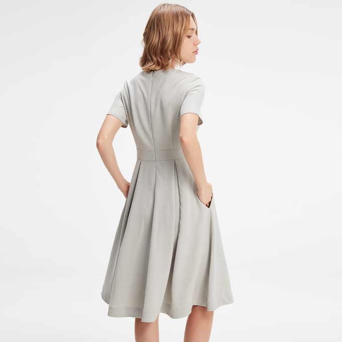 Fit-and-flare klassieke jurk