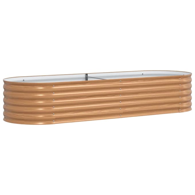 vidaXL - Verhoogd - bed - Bruin - 240 - x - 80 - x - 44 - cm - Staal