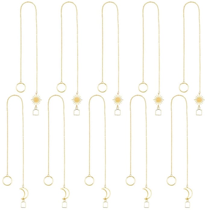 Dailygoods - Set van 10 Suncatchers Kettingen voor Vensterdecoratie