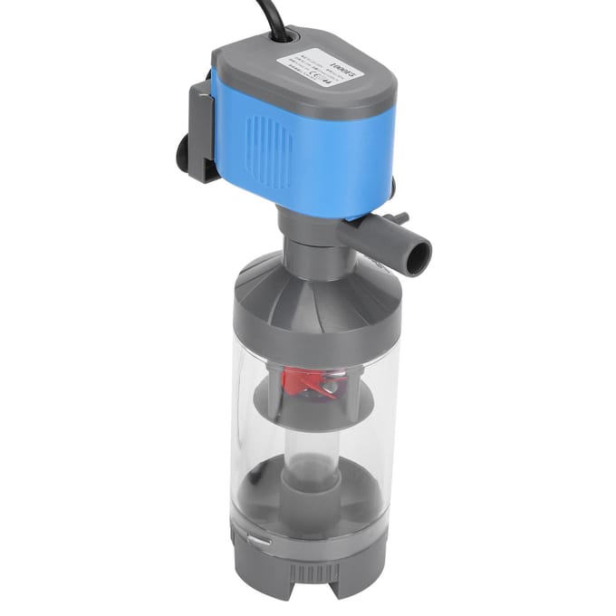 ZY1000F5 5 in 1 Aquarium Vissenkom Filter 3-Traps Multifunctionele Collectie Filterpomp gray