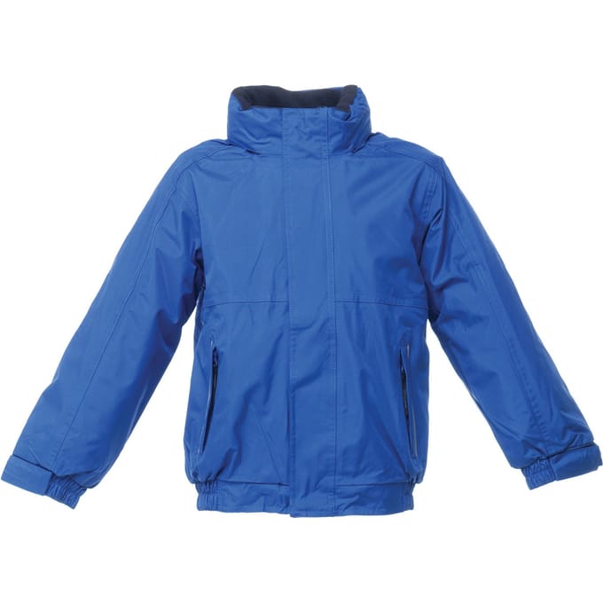 Regatta Kids Unisex Thermoguard Fleece Lined Dover Jacket (Winddicht & Waterdicht) (Royal/Navy)