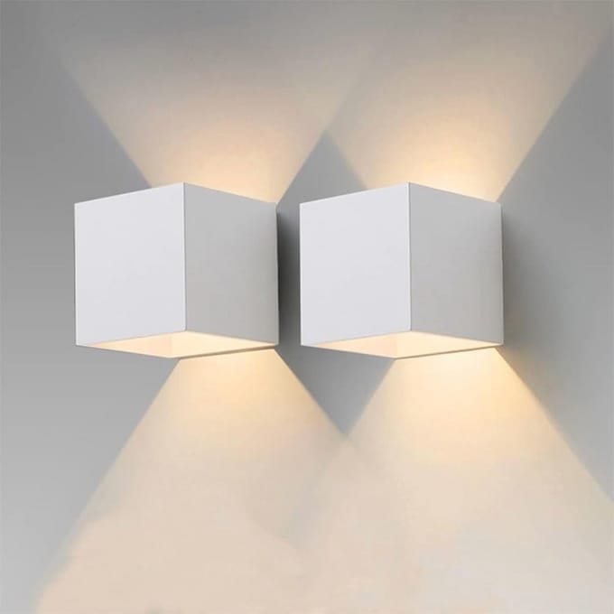 Moderne LED-wandlamp voor binnen en buiten, waterdicht IP65, 12W, 4000K