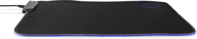 Nedis Gaming Muismat - Microfiber / Rubberen - Zwart