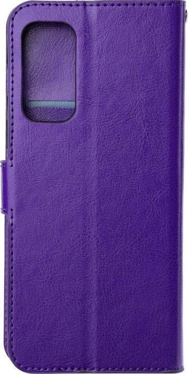 Portemonnee Book Case Hoesje Geschikt voor: Oppo A96 - Paars