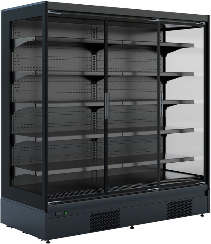 Combisteel Wandkoeling - Mike - Zwart - +2°C/+4°C - Geforceerd - 1350x865x2000mm