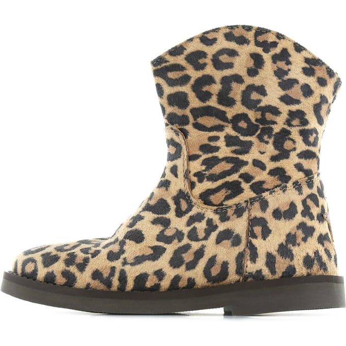 Shoesme Silouet meisjes laars - Cognac panter print - Maat 24