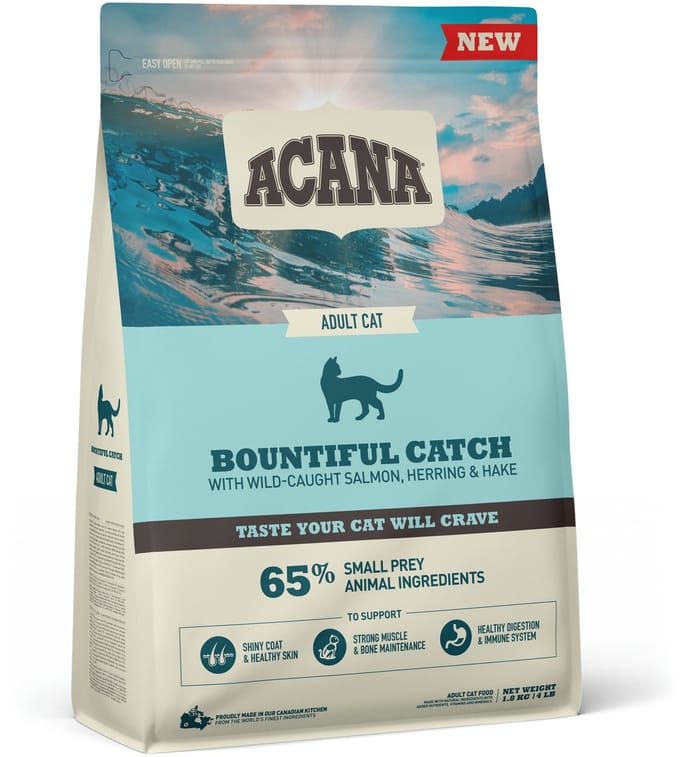 Acana Cat Bountiful Catch Zalm&Haring&Heek - Kattenvoer - 1.8 kg