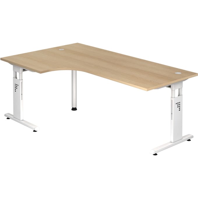 MEGA 82 W | Bureau - Eiken/Wit