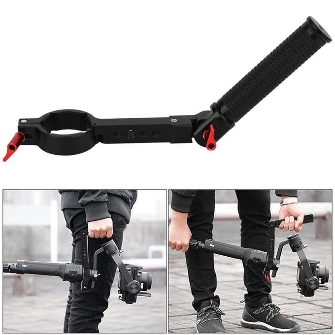 Buiten Verstelbare Opvouwbare Legering Handgreep Sling Grip Verlengarm Stabilisator Accessoires voor Crane 2 Ruying S version gray