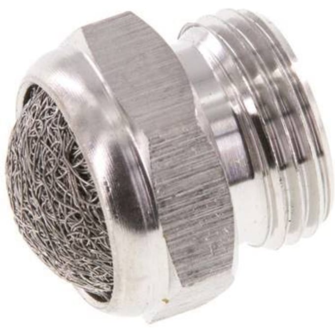G3/8'' Roestvrijstalen Compacte Pneumatische Geluiddemper 1.4301 Draadgaas
