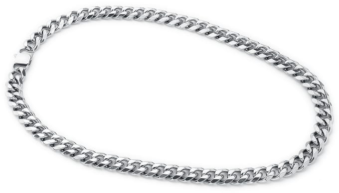 etNox hard and heavy Halsketting - Panzerkette - voor Mannen - zilverkleurig
