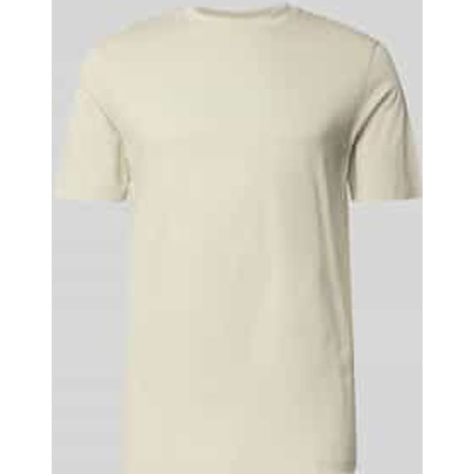regular fit T-shirt van puur katoen model 'TE_LOGO'