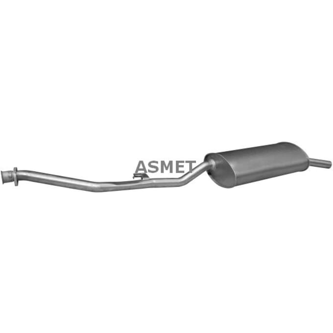 Geluiddemper achter ASMET 12.021