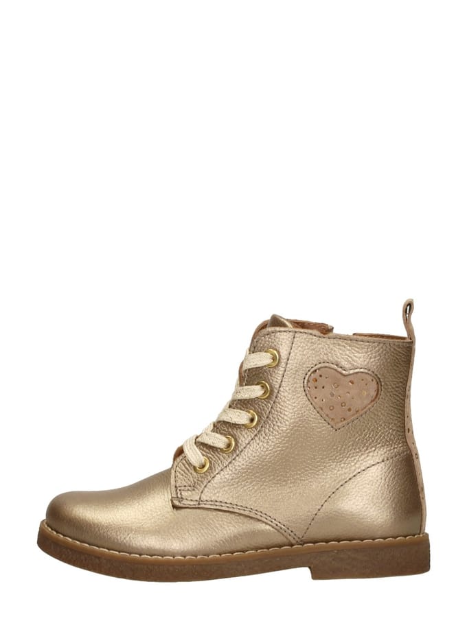 KEQ Veterschoen hoog Veterschoen hoog - Goudkleur - Maat 24