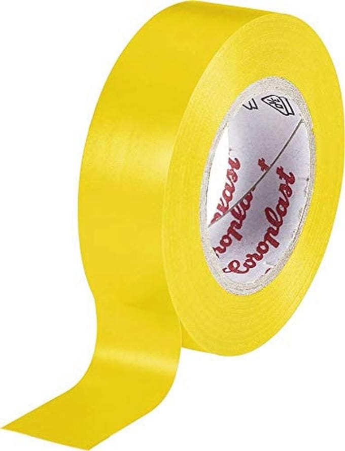 Isolatietape Geel 10m x 15mm