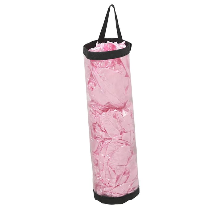 Plastic Zakhouder Boodschappentas Organizer Multifunctioneel Ruimtebesparend Hangend Grote Boodschappentas white