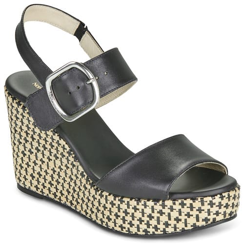 Nero Giardini - E616022D - Sandalen met hak - Kleur: Zwart - Maat: 36