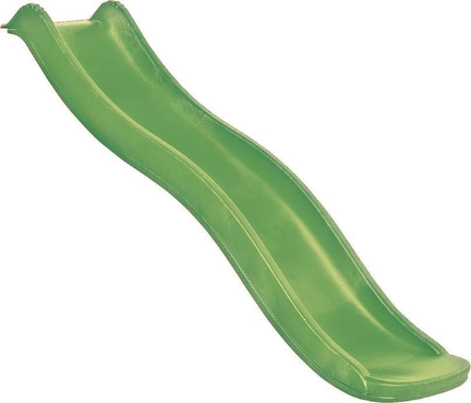 Kunststof glijbaan Tweeb - 175 cm - Platformhoogte 90 cm - Limoengroen