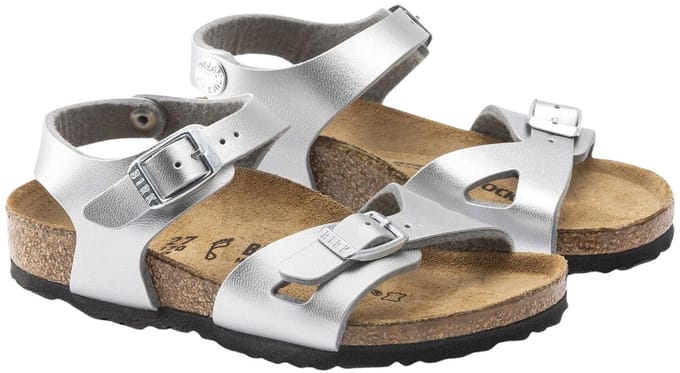 Birkenstock Meisjes Sandalen - Silver - Maat 29