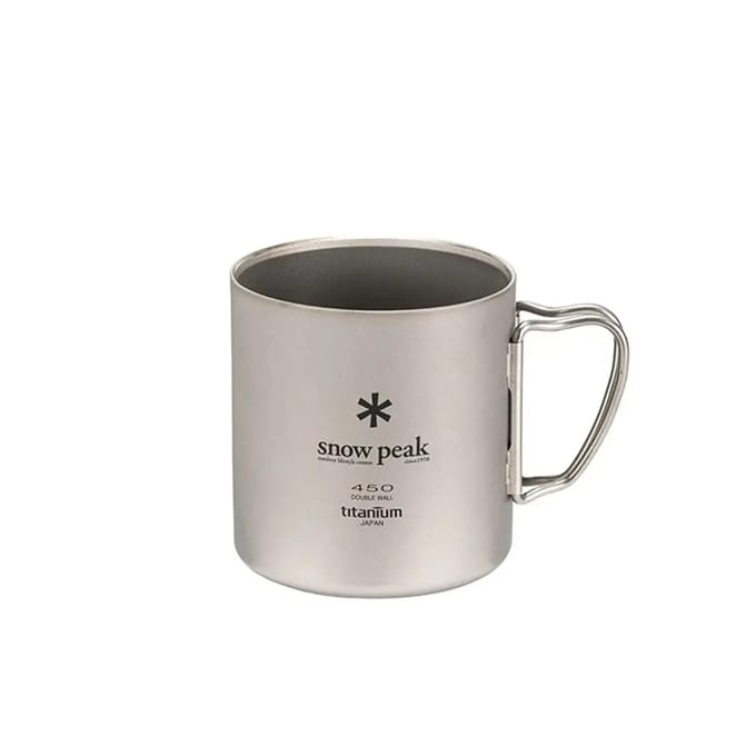 Dubbelwandige titanium mok Snow Peak 450