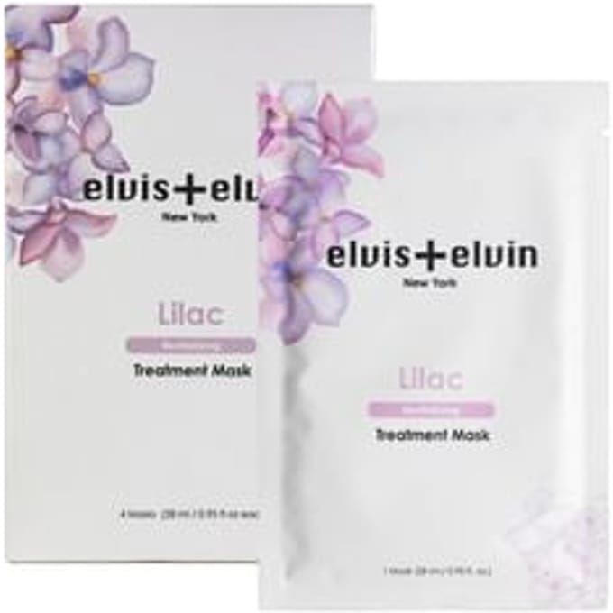 elvis+elvin - Lilac Revitalizing Treatment Mask Set 28ml x 4 sheets