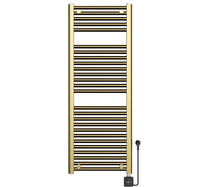 Wiesbaden Elara Elektrische Radiator Smart WiFi 118,5 x 45 cm - Messing