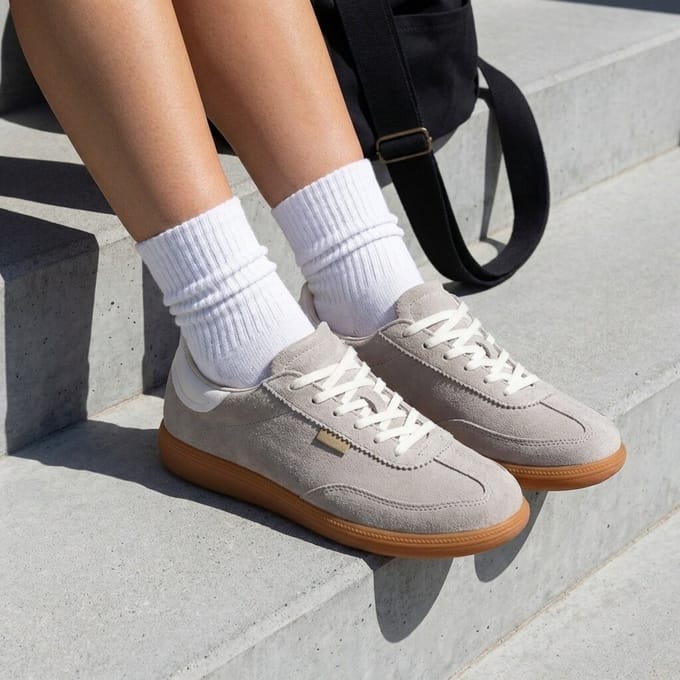 Ecco Ecco Soft 11 Sneakers grijs Nubuck