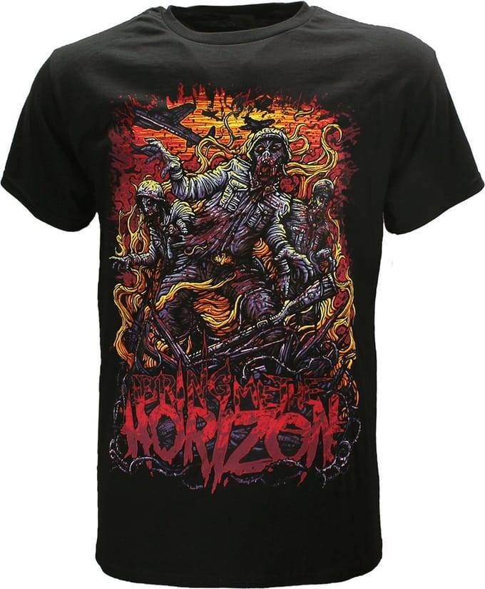 Bring Me The Horizon Zombie Army T-Shirt - Officiële Merchandise - XL
