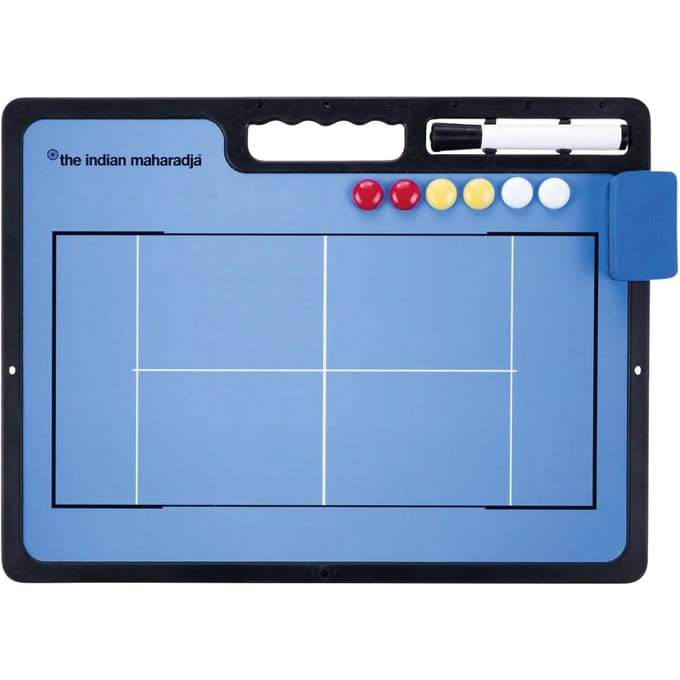 The Indian Mahaaradja - Coachboard Padel - magnetisch - blauw