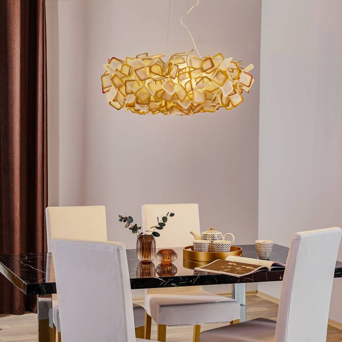 Slamp Clizia hanglamp, Ø 78 cm, oranje