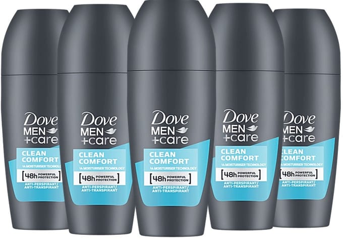 Dove Men + Care Deo Roller - Clean Comfort - 6 x 50 ml