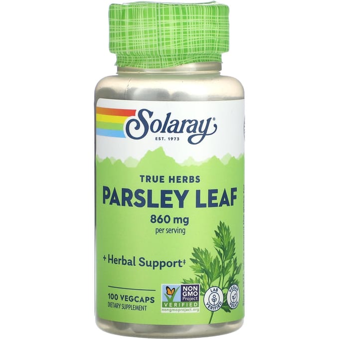 True Herbs, Peterselieblad, Plantaardige Capsules, 100 (430 mg per capsule)