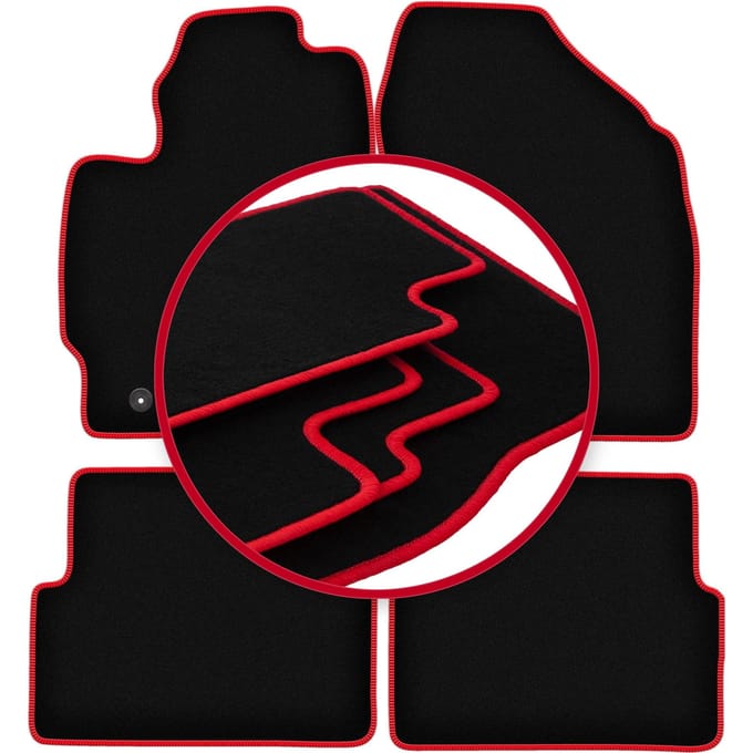 CARLUX-RED automatten voor: Toyota Corolla E14 / E15 sedan (2007-2012)