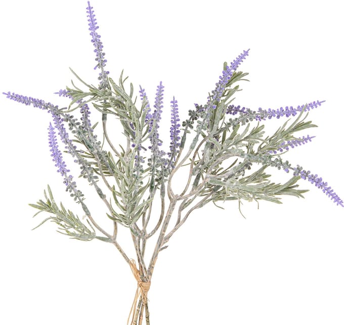 Kunstmatige Lavendel Kunstplanten Paars 38cm 3 Bossen 9st, 9 Stück