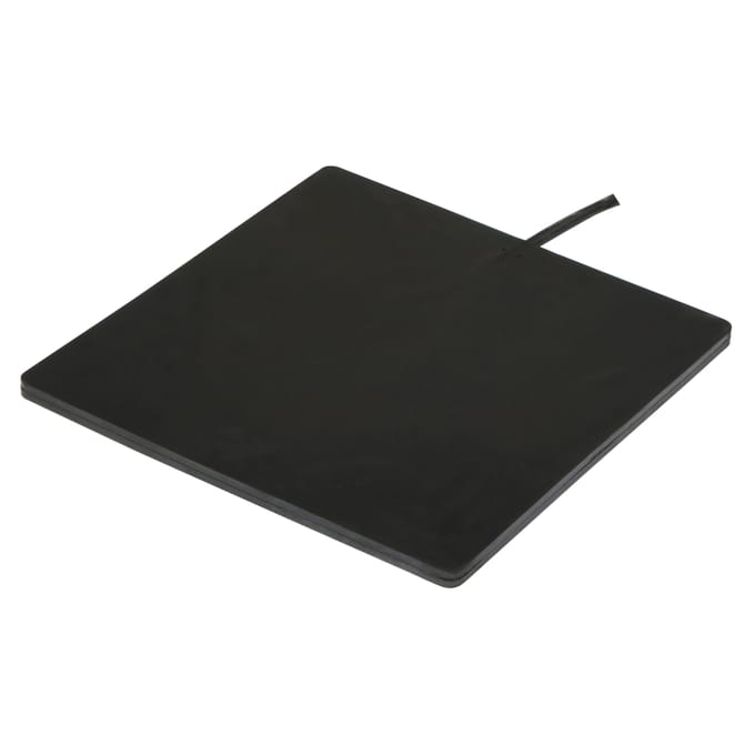 Kerbl Hobbyfarming Verwarmingsplaat rubber drinkbak&Konijnenhok 24x24x0,7cm Vogel