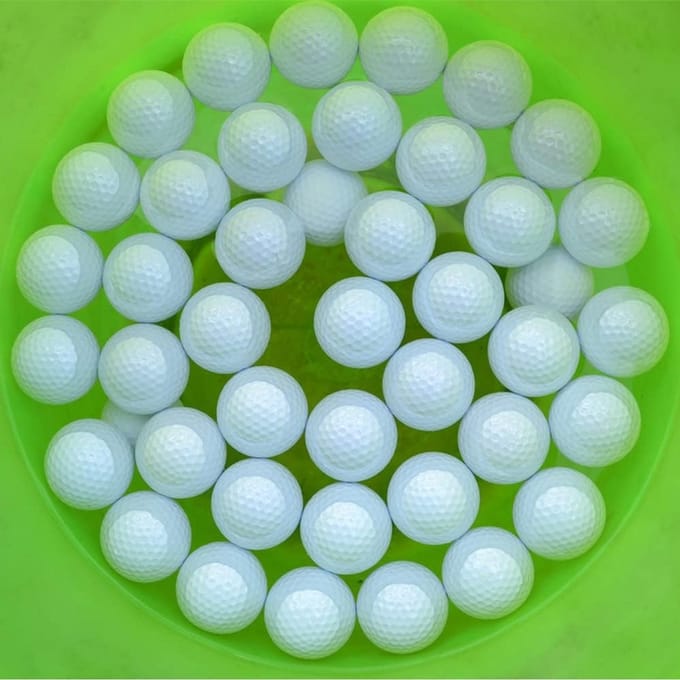 Golf Ballen - Oefenballen - Golf Oefenen - Water Onzinkbaar - 5 Stuks - Wit